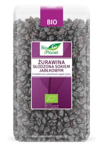 Żurawina słodzona sokiem jabłkowym BIO 1kg – Bio Planet
