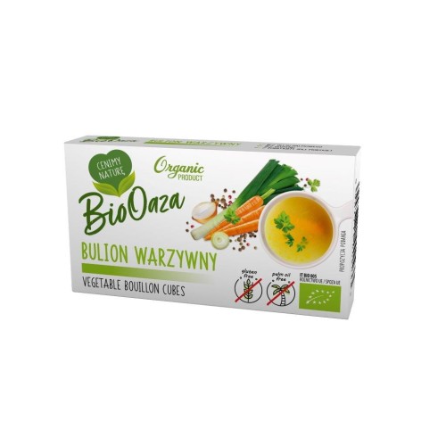 Bulion warzywny w kostkach bezglutenowy BIO 66g (6szt) – BioOaza-3427