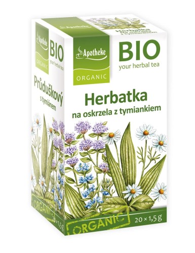 Herbatka na oskrzela z tymiankiem BIO (20x1,5g) 30 g - Apotheke-3484