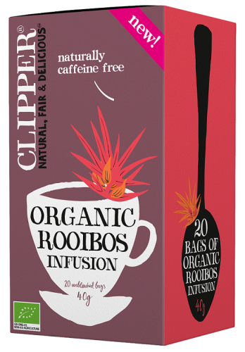 Herbatka Rooibos BIO (20x2g) 40g - Clipper-3500