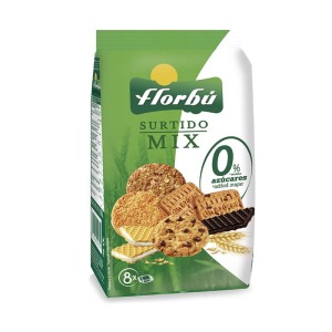 Ciastka i wafelki Mix bez dodatku cukru 270g - Florblu