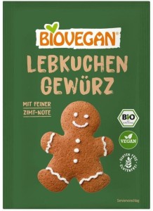 Przyprawa do piernika z cynamonem cejlońskim, bezglutenowa BIO 50g - Bio Vegan