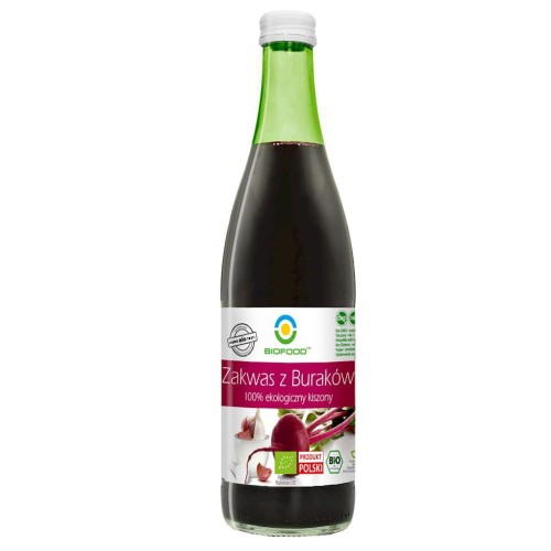 Zakwas z buraków kiszonych bezglutenowy  BIO 500ml - BioFood-3541