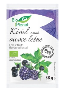 Kisiel o smaku owoców leśnych z owocami jagodowymi BIO 38g - Bio Planet