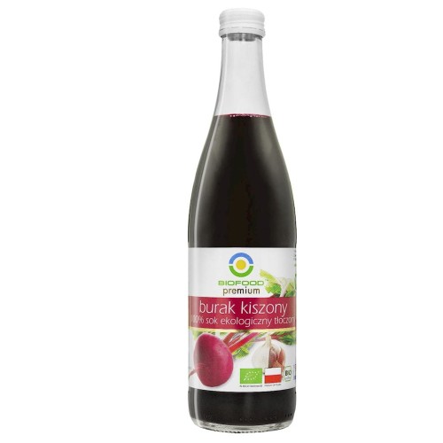 Sok z buraka kiszonego NFC bezglutenowy BIO 500ml - BioFood-3568