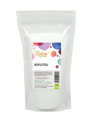 Ksylitol - cukier brzozowy 500g - Batom-3600