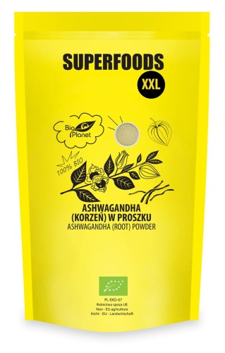 Ashwaganda (korzeń) w proszku BIO 500g - Bio Planet-3625