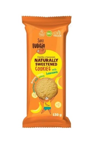 Ciastka z bananem BIO B/C 130g - Super Fudgio-3604