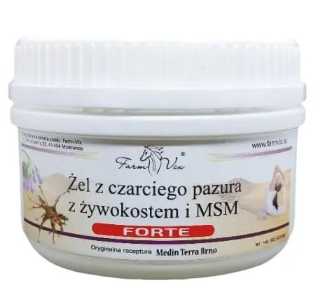 Żel Czarci Pazur z żywokostem i MSM Forte 350g - Farm-Vix-3636