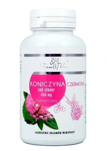 Koniczyna czerwona  Suplement diety na łagodzenie objawów menopauzy  450mg 90 kapsułek –  Farm Vix-3679