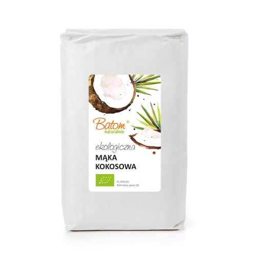 Mąka kokosowa BIO 1kg - Batom-3734