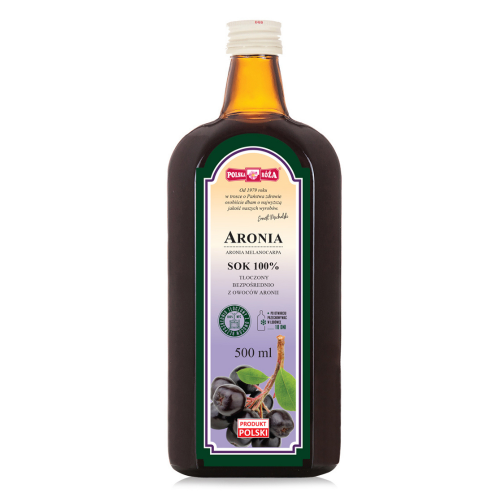 Aronia sok 100%, bez cukru 500ml - Polska Róża-3742