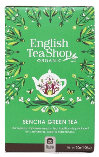Herbata zielona Sencha (20x2) BIO 30g - English Tea Shop-3773