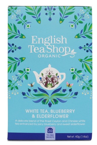 Herbata biała z dzikim bzem i borówką (20x2) BIO 40g - English Tea Shop-3774