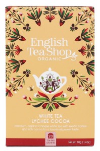 Herbata biała Lychee Cocoa (20x2) BIO 40g - English Tea Shop