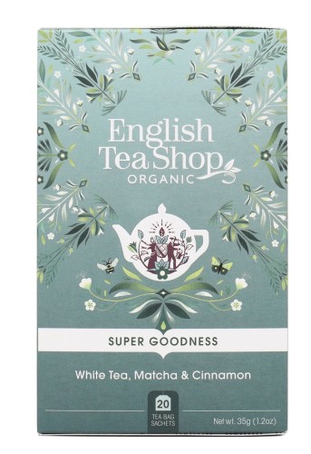 Herbata biała z cynamonem, matcha i imbirem (20x1,75) BIO 35g – English Tea Shop
-3770