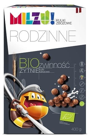 Kulki żytnio-owsiane z kakao BIO 400g - Milzu-3794