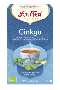 Herbata GINGKO Miłorząb Japoński BIO (17 x 1,8g) 30,6g - Yogi Tea