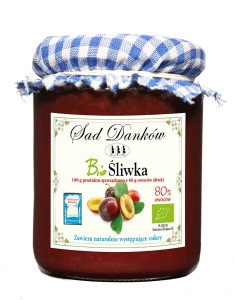 Śliwka 80% BIO 260g - Sad Danków