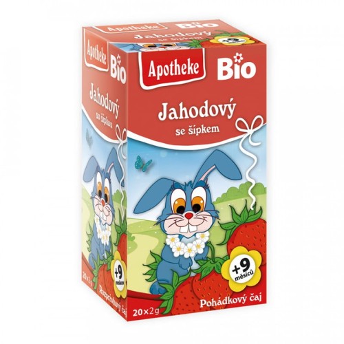 Herbatka dla dzieci *Dzika róża-truskawka* BIO 40g (20x2g) - Apotheke-3825