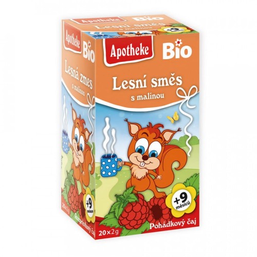 Herbatka dla dzieci *Owoce leśne - Malina* BIO 40g (20x2g) - Apotheke-3827