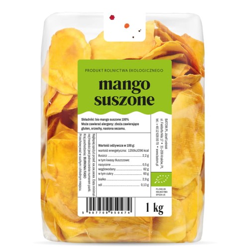 Mango suszone plastry BIO 1kg - Batom-3949