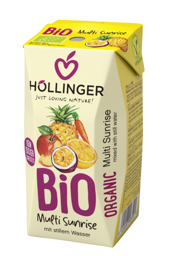 Nektar Wieloowocowy + Marchew bez dodatku cukrów BIO 200ml - Hollinger-3983