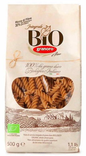 Makaron *Fusilli* z włoskiej pszenicy Durum pełnoziarnisty 500g - Granoro-4038