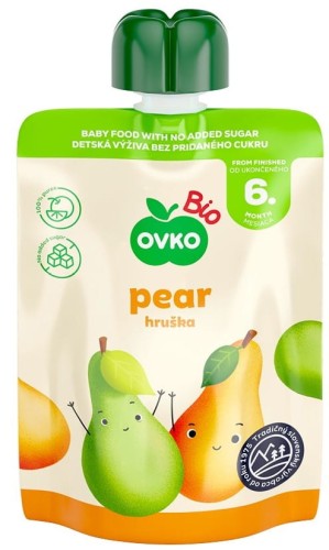 Przecier gruszkowy po 6 miesiącu życia BIO 90g - OVKO-4045