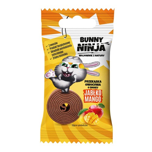 Przekąska owocowa o smaku * Jabłko-mango* 15g - BUNNY-4056