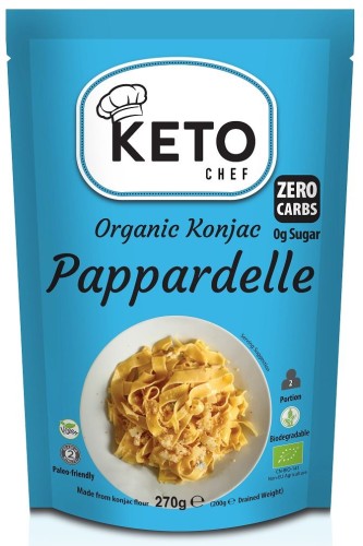 Makaron KETO *Konjac typu Noodle Pappardelle* bezglutenowy BIO 270g - Better Than Foods-4074