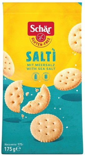 Krakersy Solone bezglutenowe 175g - Schar-4099