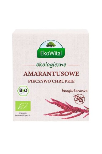 Pieczywo chrupkie amarantusowe bezglutenowe BIO 100g - Ekowital-4107