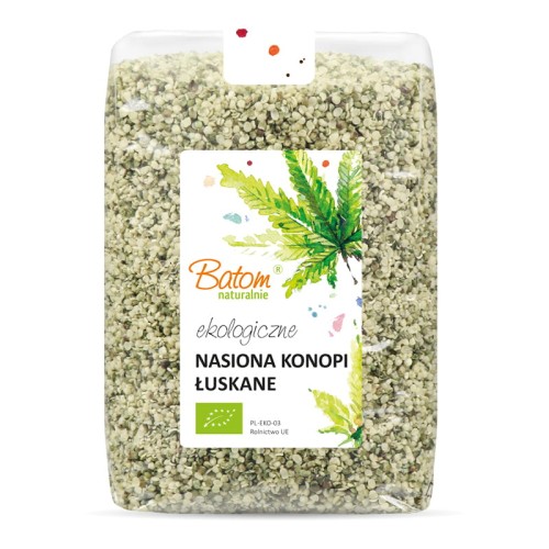 Konopie nasiona łuskane BIO 1kg - Batom-4125