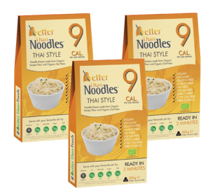 Makaron konjac Thai Style bezglutenowy BIO 5 x 385g – Better Than Foods