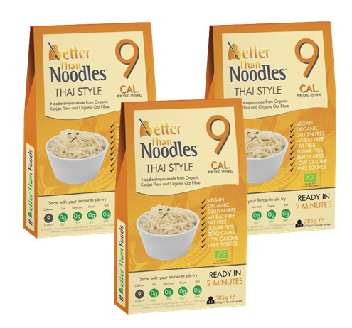 Makaron konjac Thai Style bezglutenowy BIO 5 x 385g – Better Than Foods-1645
