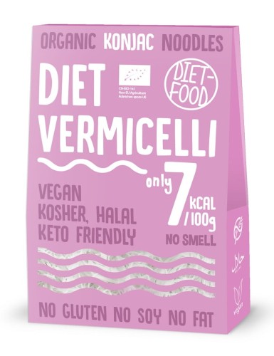 Makaron (Konjac typu Vermicelli) bezglutenowy BIO 385g - Diet Food-4188