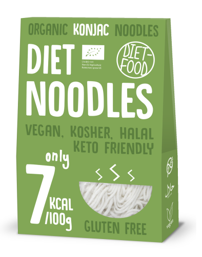 Makaron (Konjac typu Noodle) bezglutenowy BIO 385g - Diet Food-4186