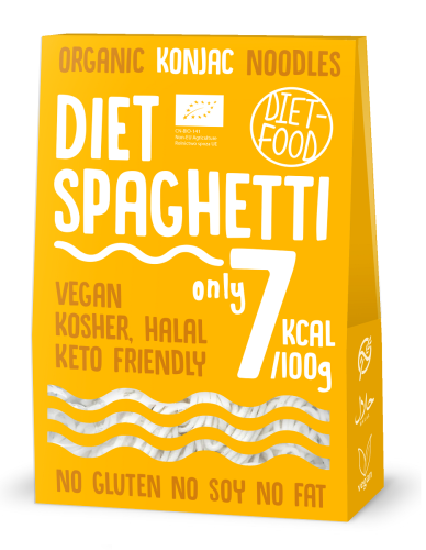 Makaron (Konjac typu Spaghetti) bezglutenowy BIO 385g - Diet Food-4187