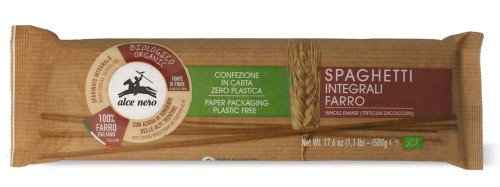 Makaron z płaskurki razowy Spaghetti BIO 500g - Alce Nero-4227