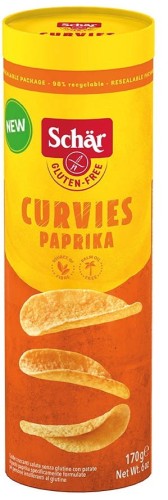 Chipsy ziemniaczane o smaku paprykowym bezglutenowe 170g - Schar-4239