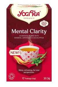 Herbata ajurwedyjska Jasność Umysłu Mental Clarity BIO 32,3g (17x1,9g) – Yogi Tea