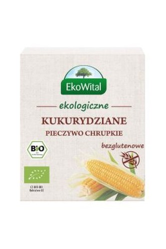 Pieczywo chrupkie kukurydziane bezglutenowe BIO 100g - Ekowital-4286