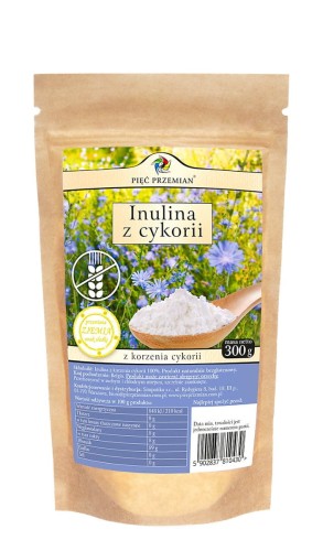 Inulina z korzenia cykorii 300 g - Pięć Przemian-4290
