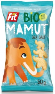 Chrupki kukurydziane z solą morską bezglutenowe BIO 50g - Bio Mamut