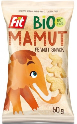 Chrupki kukurydziane o smaku orzechowym bezglutenowe BIO 50g - Bio Mamut-4300