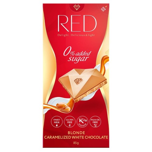Czekolada biała karmelizowana 85g - RED Delight-4310