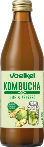 Kombucha limonka-imbir BIO 330ml - Voelkel-4348