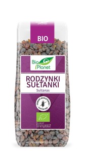Rodzynki Sułtanki bezglutenowe BIO 200g - Bio Planet