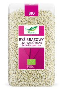 Ryż brązowy ekspandowany BIO 150g - Bio Planet